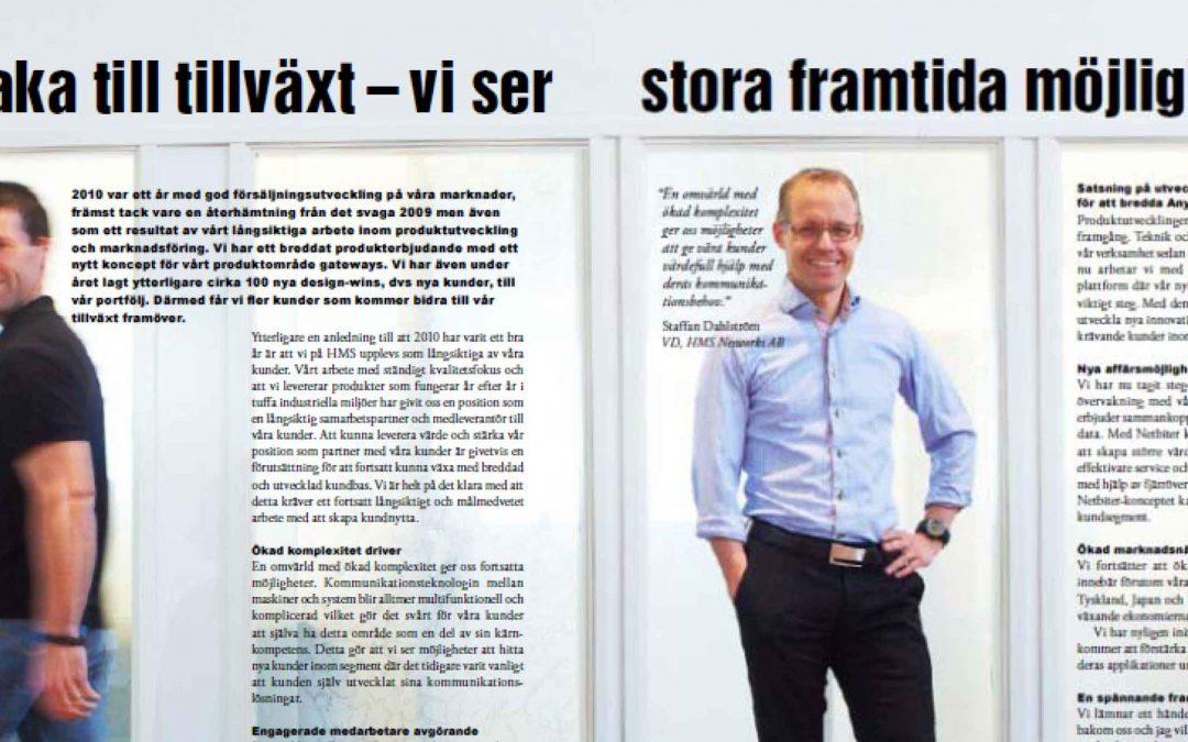 HMS Networks Årsredovisning 2010
