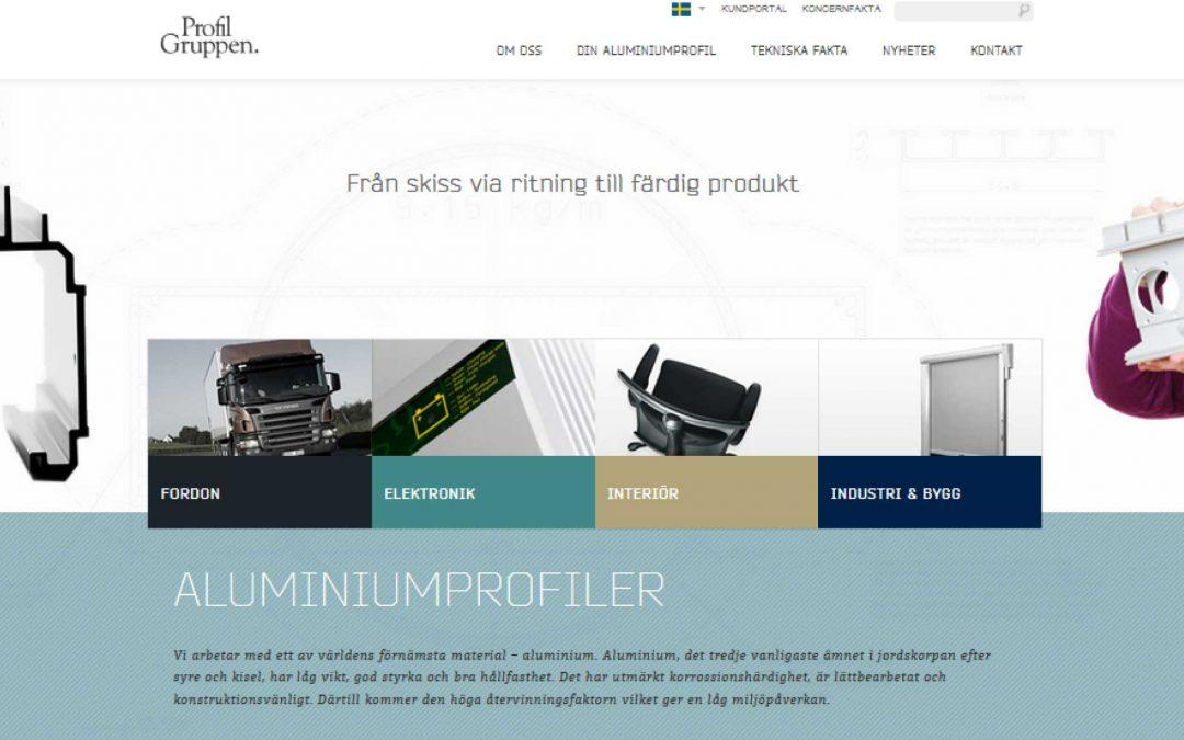Profilgruppen hemsida