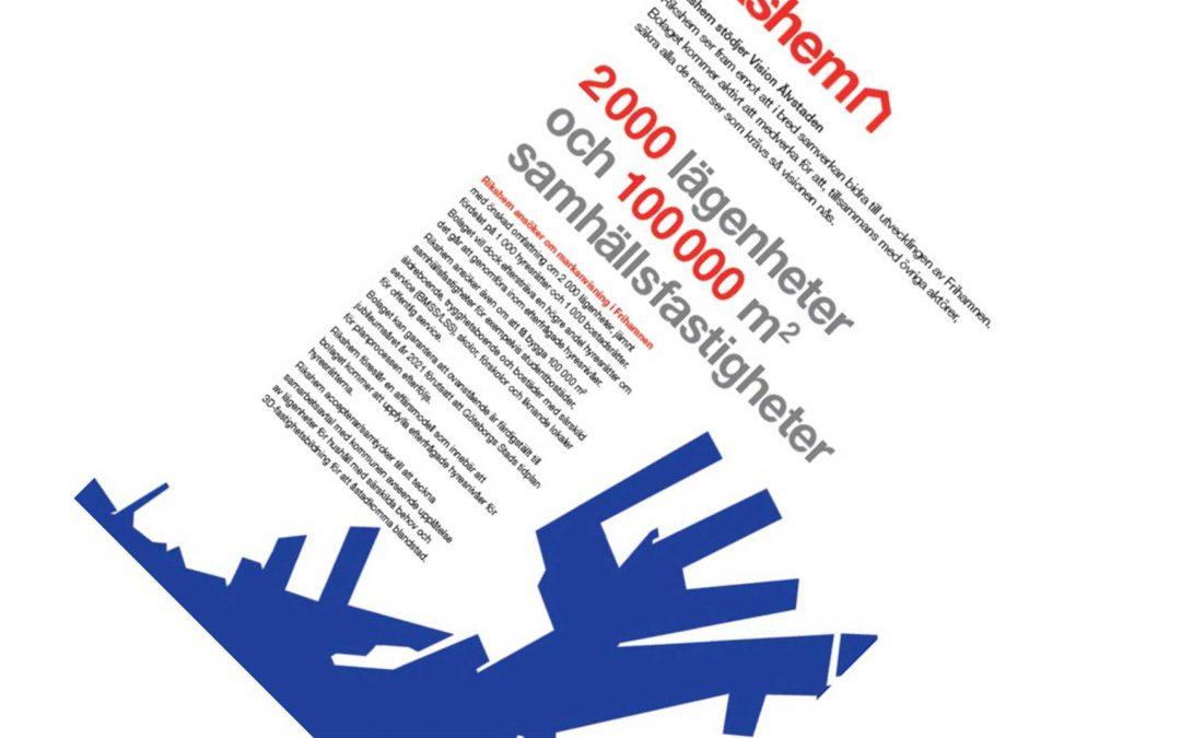 Ansökan markanvisning för 2 000 lägenheter
