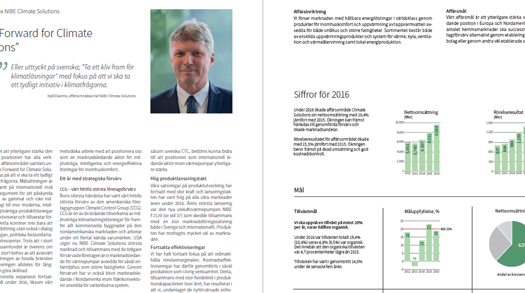 NIBE Årsredovisning 2016