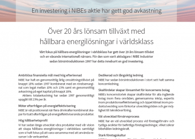 NIBE Årsredovisning 2017