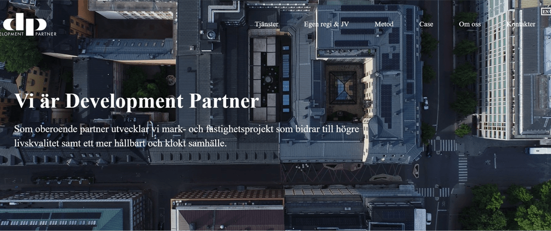 Development partner hemsida